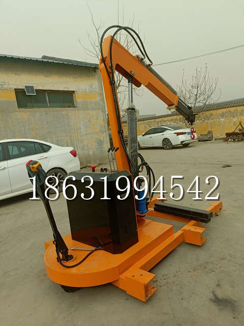 基隆市自卸车厢随车吊 自制轮式四不像起重机 四驱平板吊 5吨 贵盛